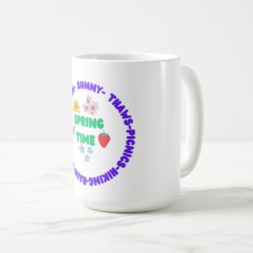 spring time  coffee mug