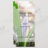 Spring Time!  Crocus Bud (Front/Back)