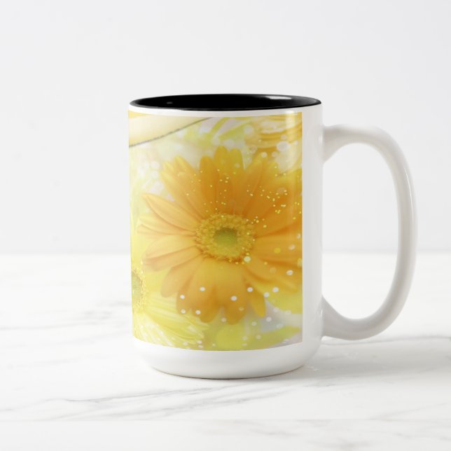 Spring Time Daisies Floral Coffee Mug (Right)