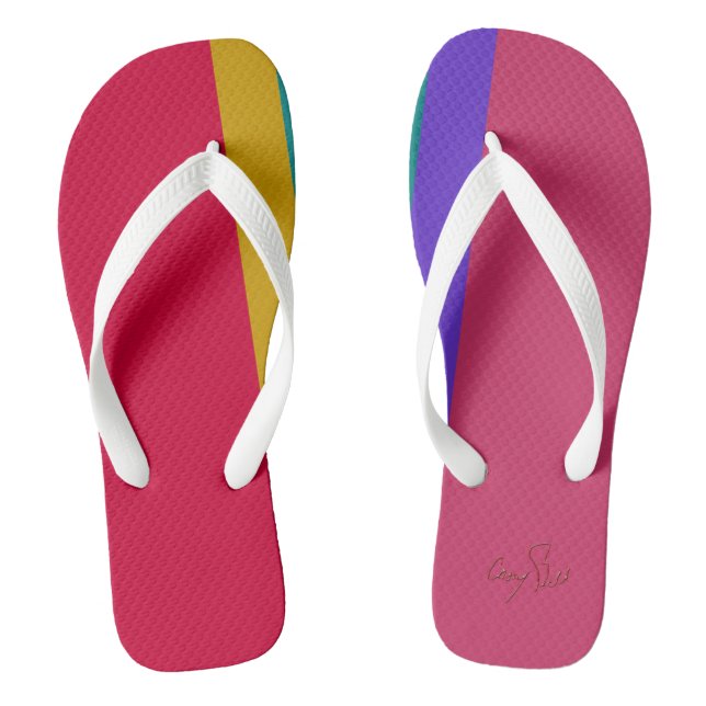 Spring Time Flip Flops (Footbed)