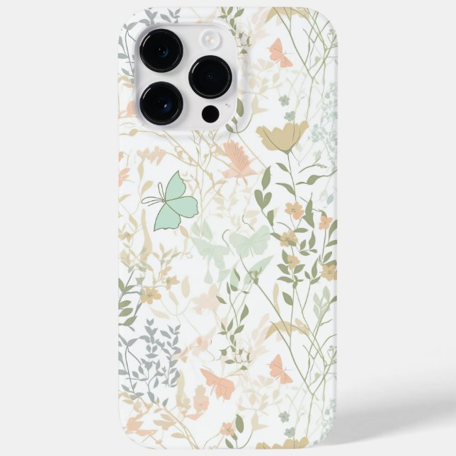 Spring Time Floral Pattern 01 -  Case-Mate iPhone Case (Back)