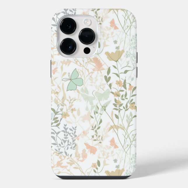 Spring Time Floral Pattern 01 -  Iphone Case (Back)