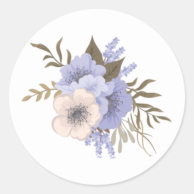 spring time flowers stickers (Front)