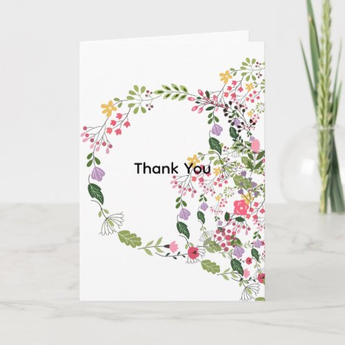Spring Time Flowers Thank You 