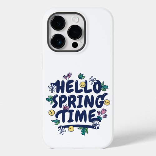 SPRING TIME FOLOWERS QUOTE Case_Mate iPhone 14 PRO CASE