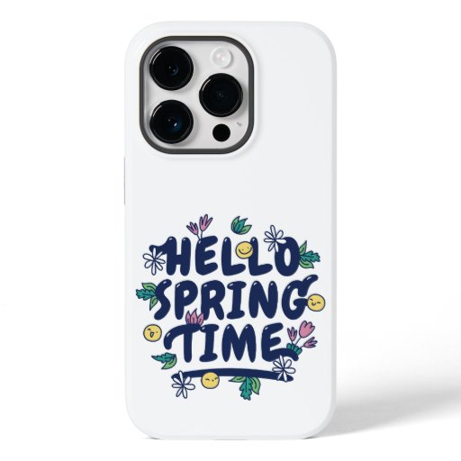 SPRING TIME FOLOWERS QUOTE Case-Mate iPhone 14 PRO CASE