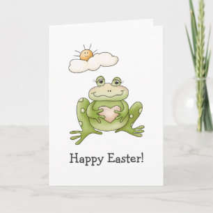Spring Time · Frog Holiday Card