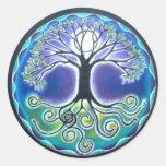 Spring Time Full Moon Tree Of Life Mandala Sticker at Zazzle