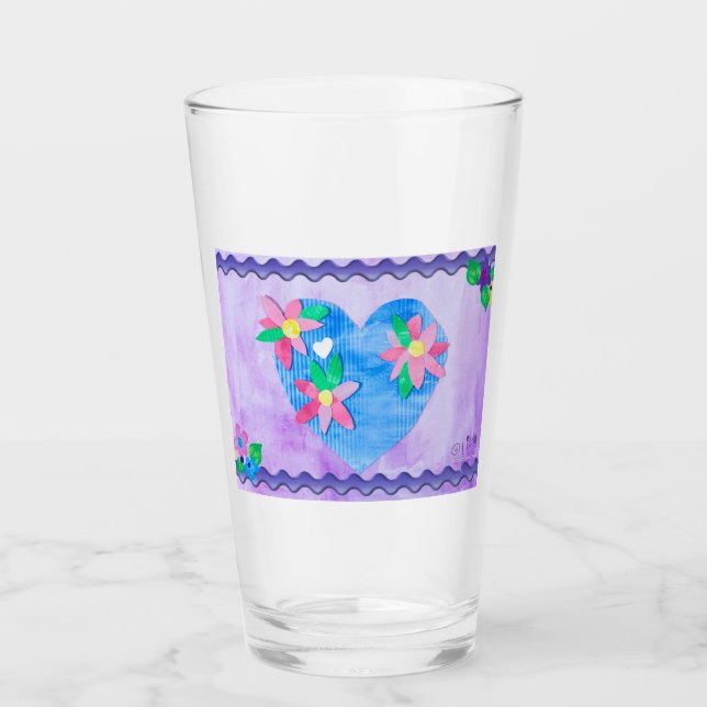 Spring Time Heart - Kids Art for CHOC Glass (Front)