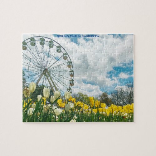 Spring time in Canberra Australia Jigsaw Puzzle