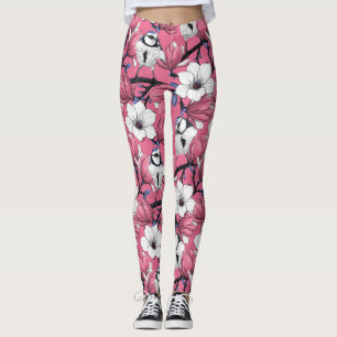 Spring time in pink leggings
