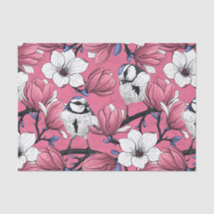 Spring time in pink tissue paper