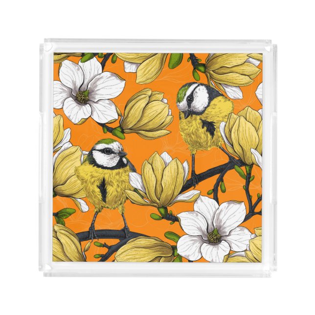 Spring time in yellow acrylic tray (Front)