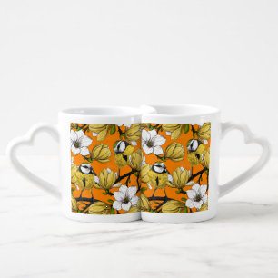 Spring time in yellow coffee mug set