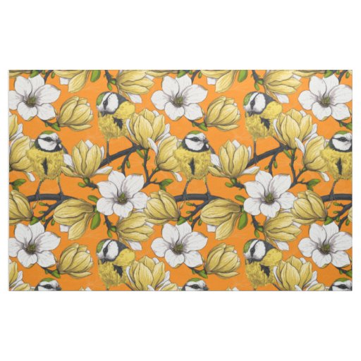 Spring time in yellow fabric