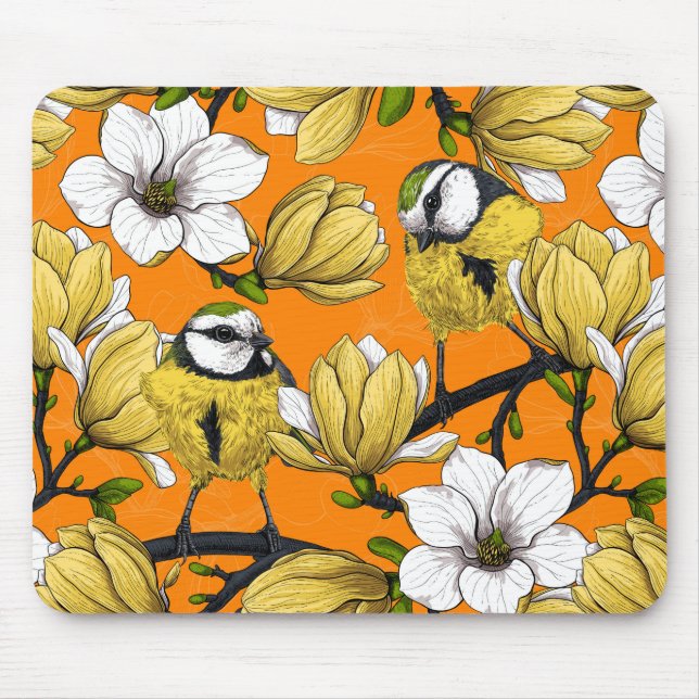 Spring time in yellow mouse pad (Front)