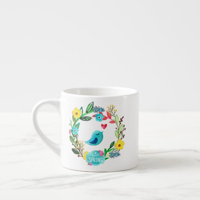 Spring Time Mug! Espresso Cup (Left)