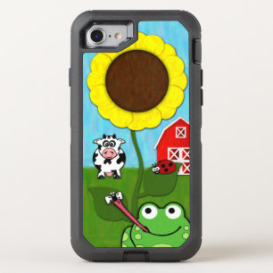 Spring Time on the Farm OtterBox Defender iPhone SE/8/7 Case