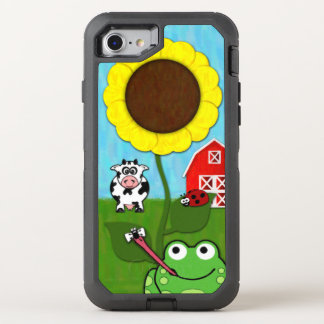 Spring Time on the Farm OtterBox Defender iPhone SE/8/7 Case