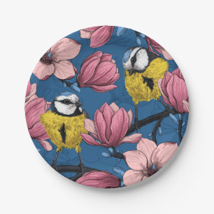 Spring time paper plates