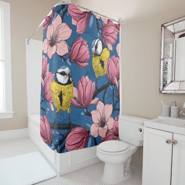 Spring time shower curtain (In Situ)