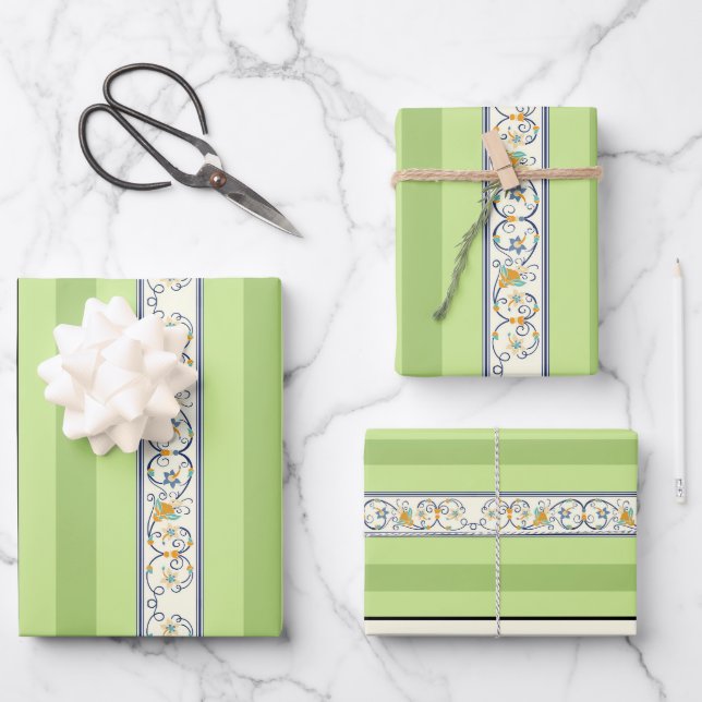 Spring Time Wrapping Paper Sheets (Front)