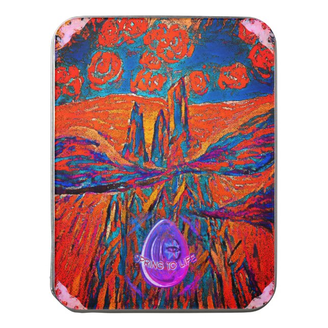 Spring to Life with Roses in the Sky Jigsaw Puzzle (Lid Vertical)