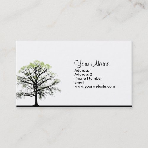 Spring Tree 2 Business Cards