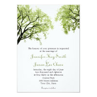 Spring Trees 2- Wedding Invitations