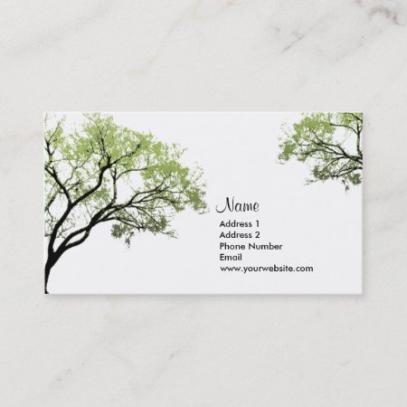 Spring Trees Business Card