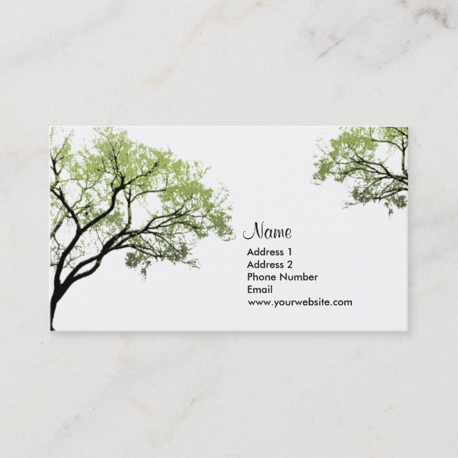 Spring Trees Business Card (Front)