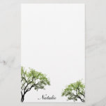 Spring Trees Stationery at Zazzle