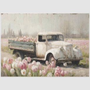 Spring Truck  Tissue Paper
