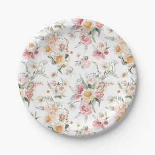 Spring Tulip Flower Paper Plates