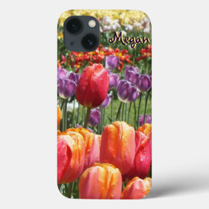 Spring Tulip Garden iPhone 13 Case