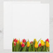 Spring Tulip Garden Letterhead (Front/Back)