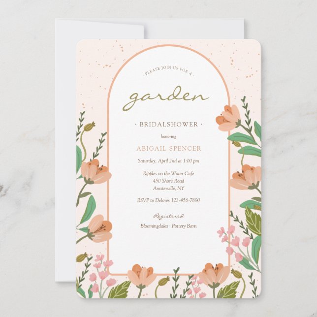 Spring Tulip Invitation (Front)