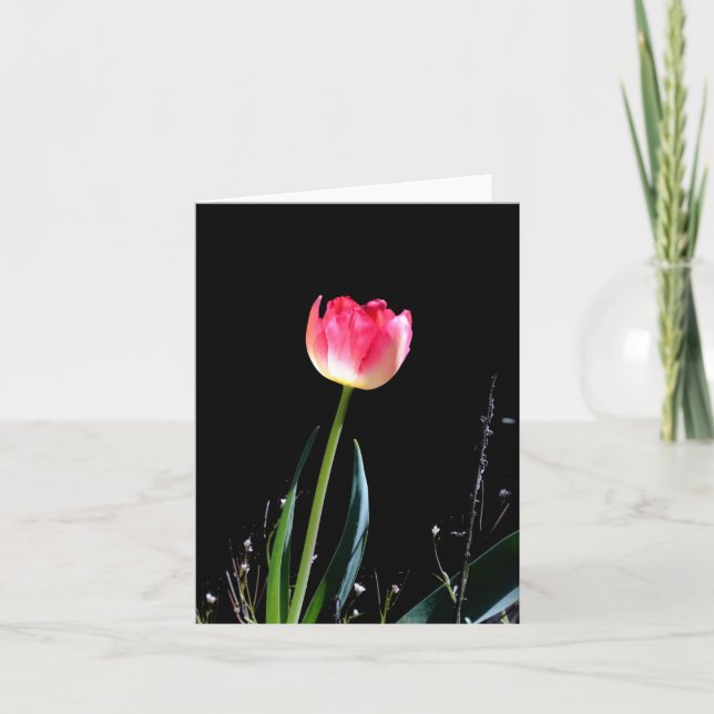 Spring tulip note card (Front)