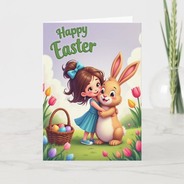 Spring Tulip Season Kids Card (Front)