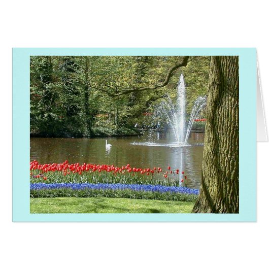 "Spring Tulips" (Front Horizontal)