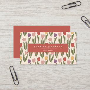 Spring Tulips Business Card