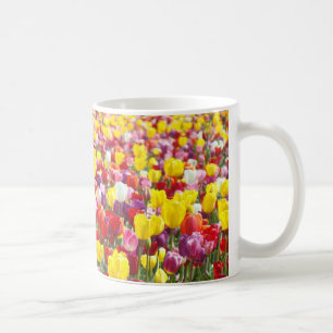 Spring Tulips Coffee Mugs Colorful Flowers for her