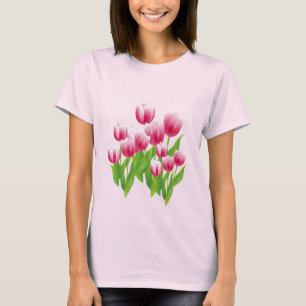 Spring Tulips. Easter Gift T-Shirts