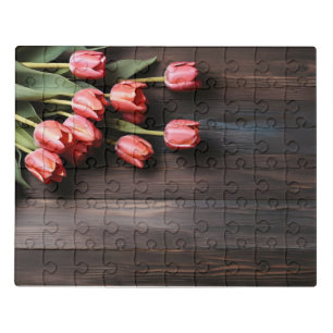 Spring tulips for Valentines day Jigsaw Puzzle
