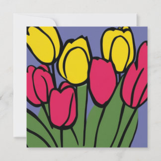 Spring Tulips Holiday Card