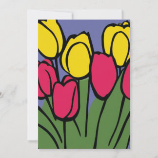 Spring Tulips Holiday Card
