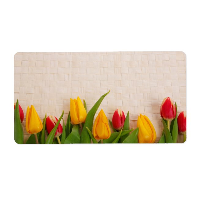 Spring Tulips Label (Front)
