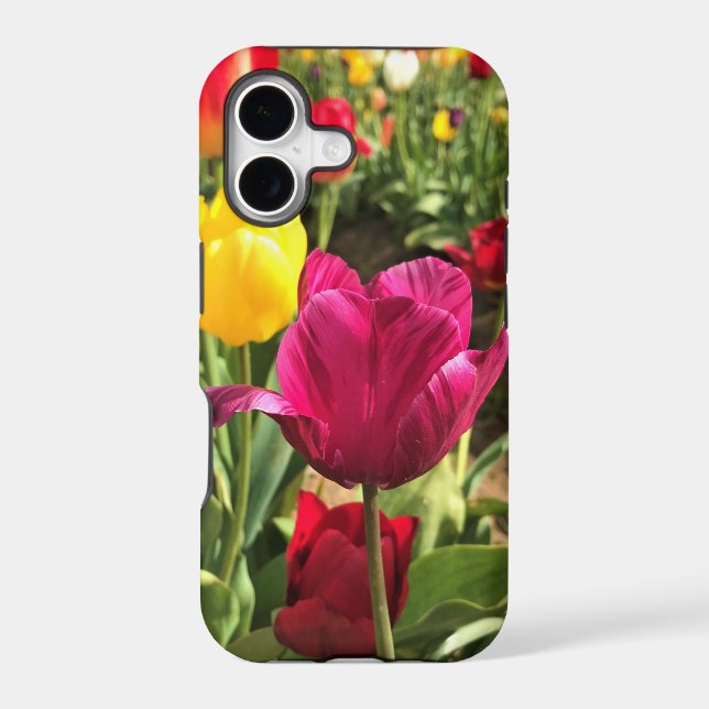 Spring Tulips, Oregon Iphone Case (Back)