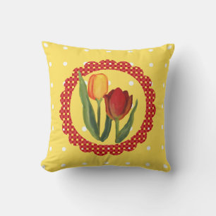 Spring Tulips Pillow