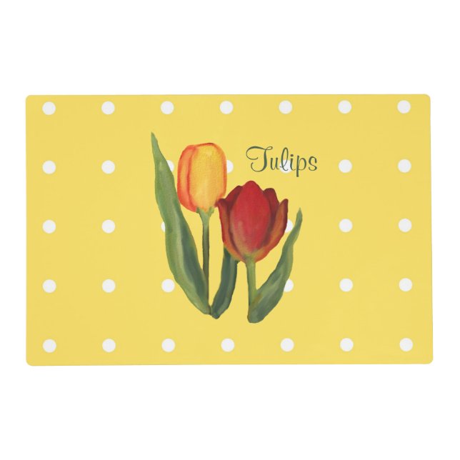 Spring Tulips Placemat (Front)